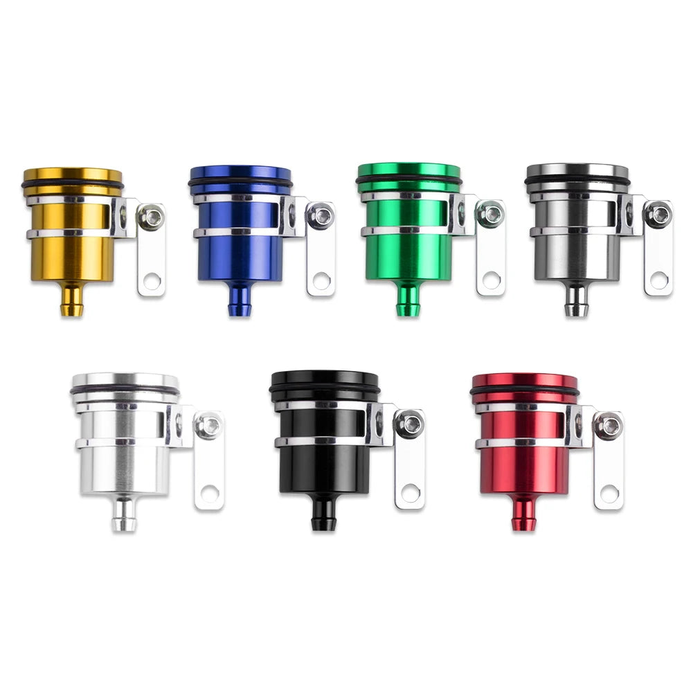 Aluminum Alloy Rear Front Clutch Tank Oil Fluid Cup Motorcycle Brake Cylinder Fluid Reservoir Motorcycle Clutch Tank Cylinder Qme