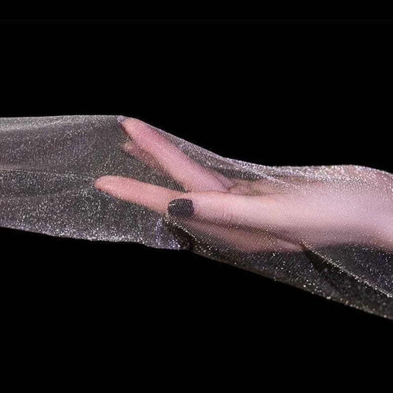 Shiny Sexy Black Silk Pantyhose Transparent Tights Charming Women Qme