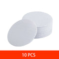 10pcs Universal Non-Slip Hook And Loop Fastener Tape 60mm Car Carpet Tape Home Floor Mat Bed Sheet Sofa Cushion Fixing Sticke Qme 60mm 10pcs-white