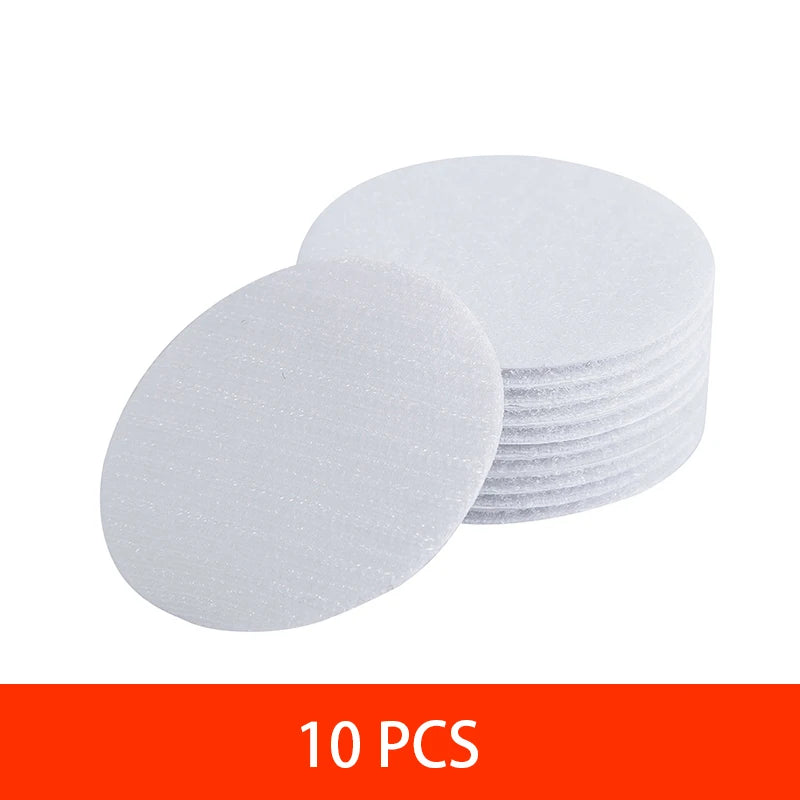 10pcs Universal Non-Slip Hook And Loop Fastener Tape 60mm Car Carpet Tape Home Floor Mat Bed Sheet Sofa Cushion Fixing Sticke Qme 60mm 10pcs-white