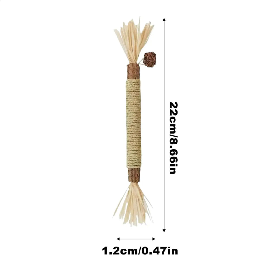 Cat Silvervine Sticks Edible Lick Catnip Supports Toys Kittens Chew Qme