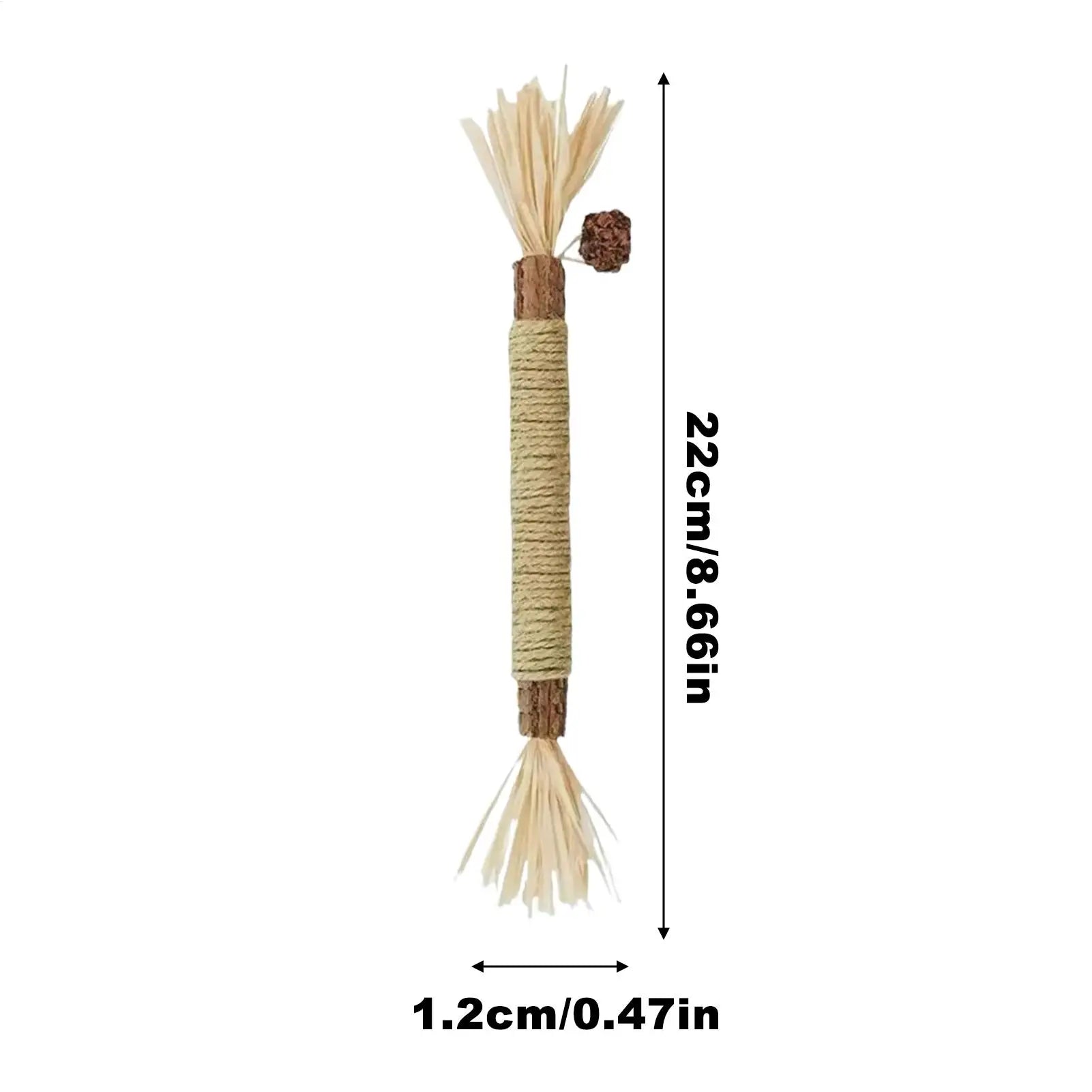 Cat Silvervine Sticks Edible Lick Catnip Supports Toys Kittens Chew Qme