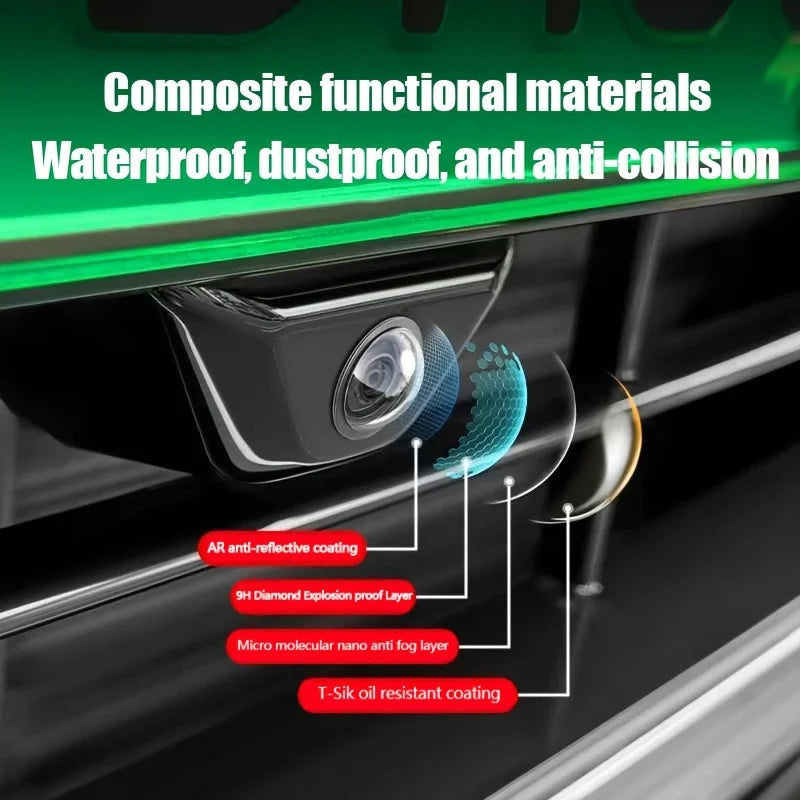 Universal Car Camera Lens Protector,Rear View Backup Camera Cover,360° Camera Protection,Anti Scratch Waterproof Accessory-2Pcs Qme