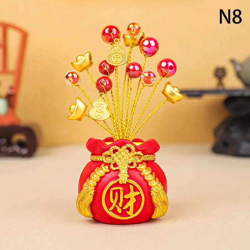 Year Money Tree God Feng Shui Fa Cai Lucky Fortune Miniature Spring Qme 8