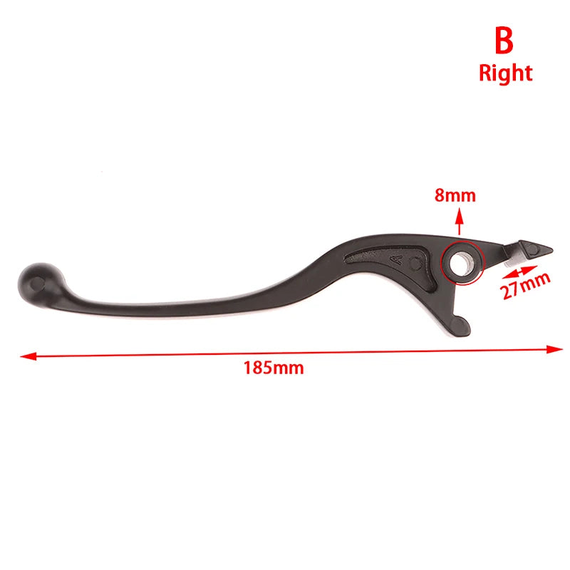 Motorcycle Left Right Side Black Hydraulic Brake Handle Lever Chinese Qme B