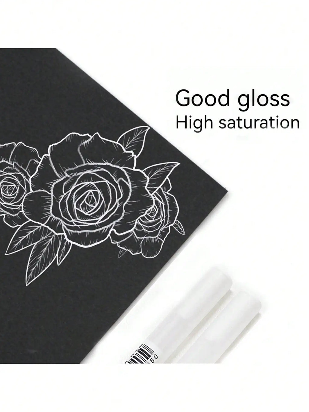 2-6pcs/set 0.8mm Highlight Pen Paint Marker Permanent Graffiti Metalic Marker Pens White Pen Writting Drawing Art Supplies Qme