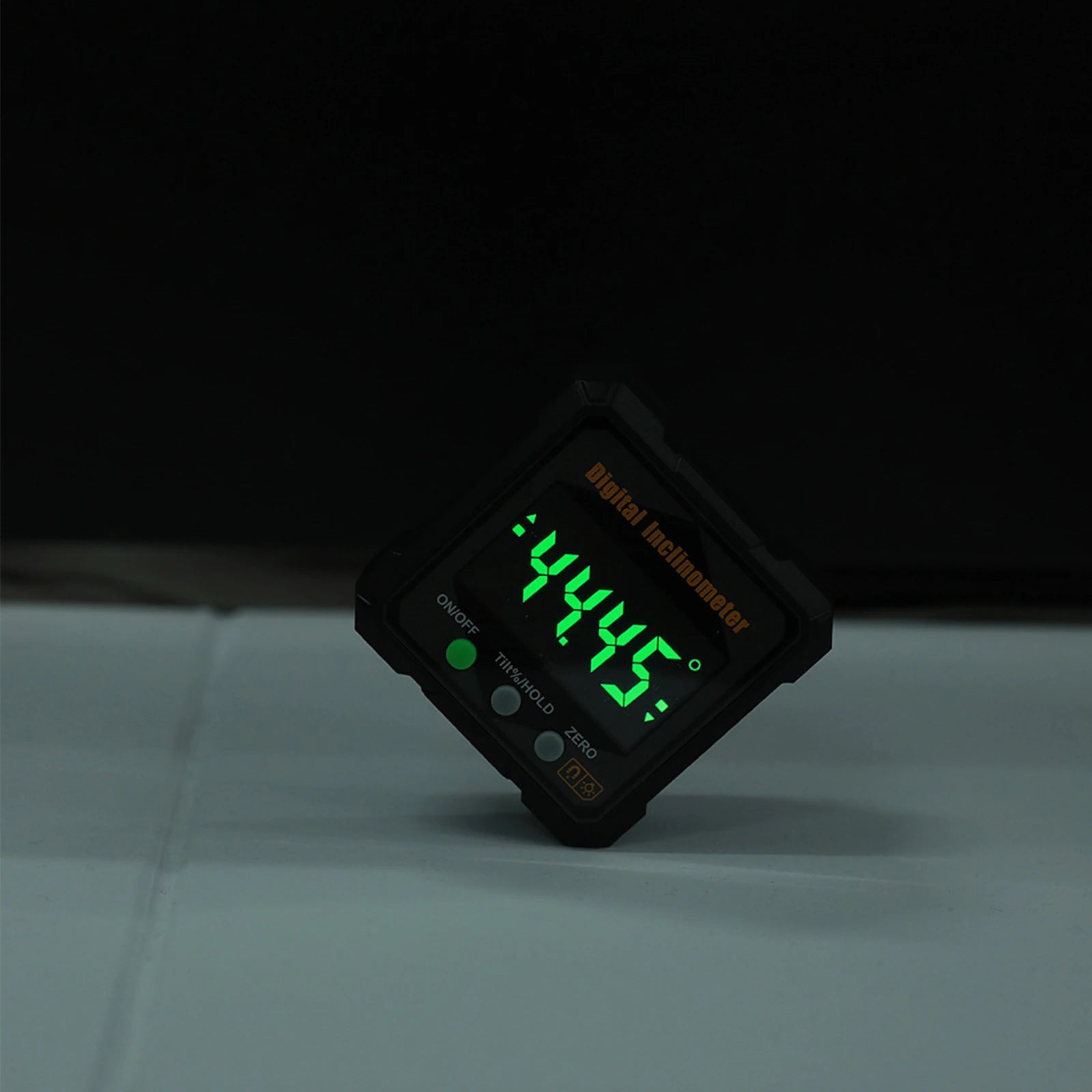 Digital Angle Finder LED Screen 4-Side Magnetic Angle Gauge Wear Resist Hanging Level Box Angle Measuring Instrument Level Qme
