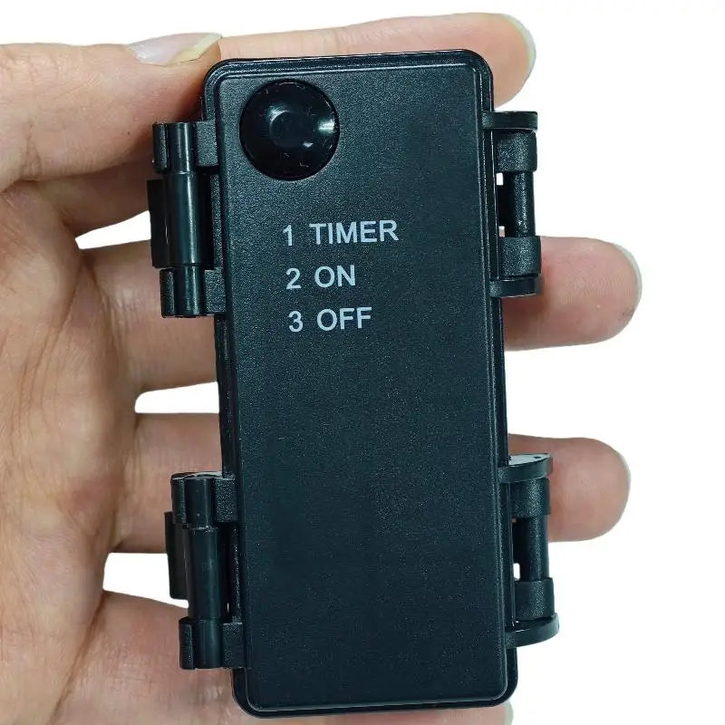 2 Sections AA Battery Holder 3V No 5 Waterproof Dustproof Cartridge Qme