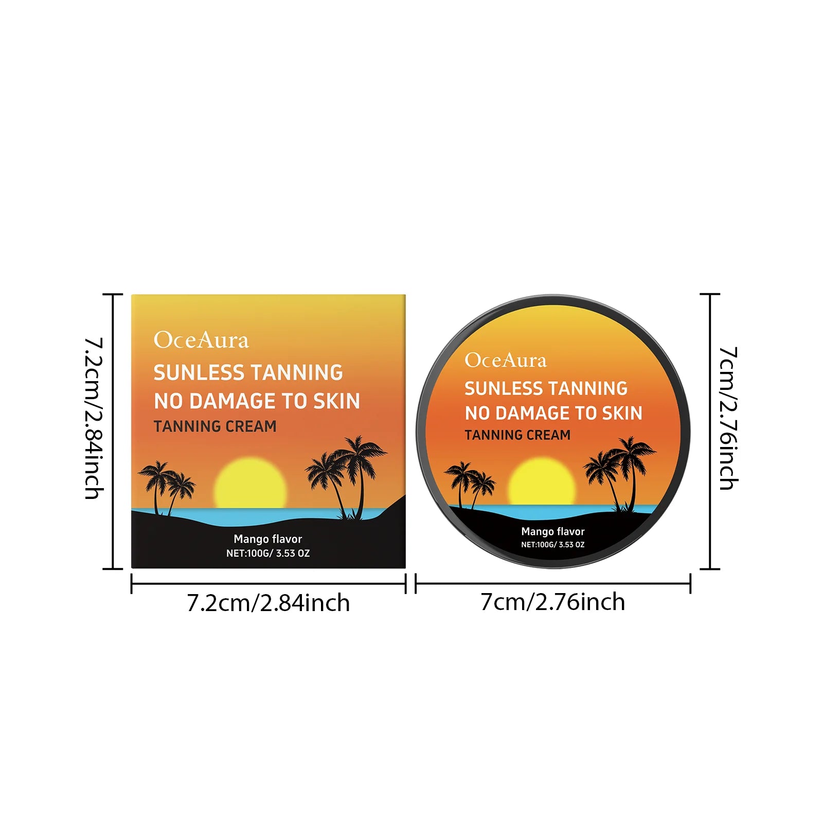 Skin Self Tanning Cream Instant Sunless Tanning Refreshing Sunless Bronzing Brown Body Lotion Gradual Tanner Self Tanner Qme Mango Flavor