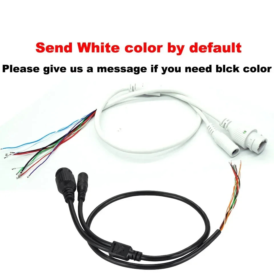 IP camera cable for network replace RJ45 Cable DC12V CCTV ip use Qme