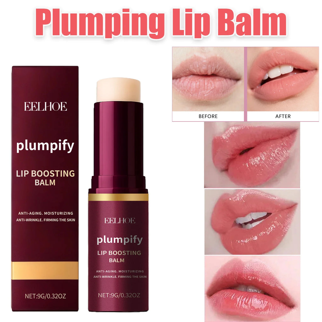 Plumpify Lip Boosting Balm Moisturizing Plumping Sexy Lip Care Fade Lip Lines Nourishing Repair Lip Care Makeup Cosmetics Qme