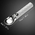 Heated Ice Cream Scoop Waterproof LED Display Portable Spoons Seniors Qme China Mainland WHITE