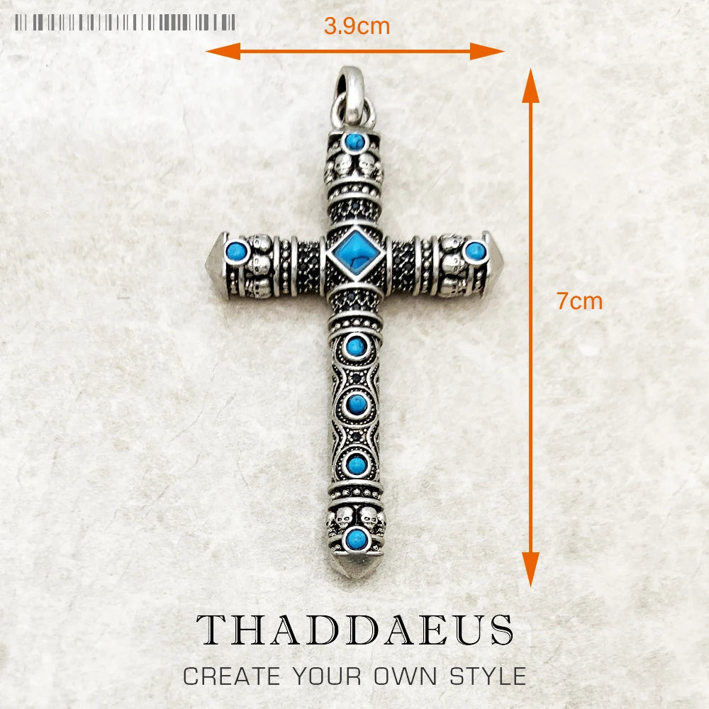 Pendant Majestic Cross & Crown Jewelry Europe 925 Sterling Silver Symbolism Promises Shield And Certaint Gift For Woman Men Qme 6
