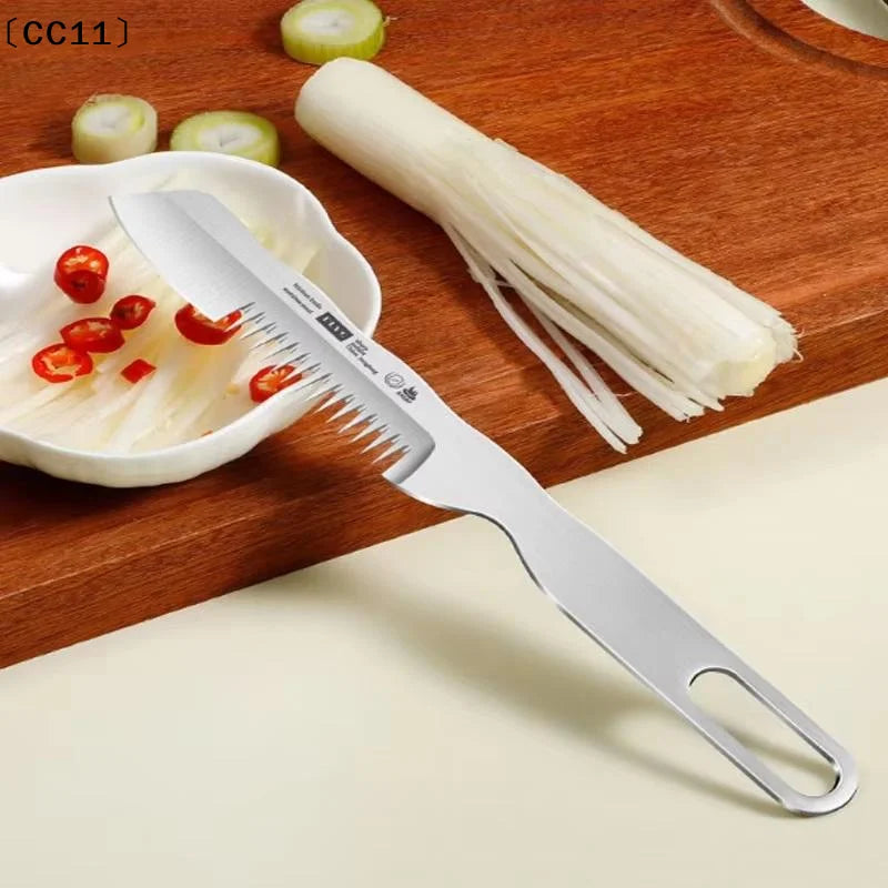 Stainless Steel Chopped Green Onion Knife Multifunction Kitchen Herb Qme