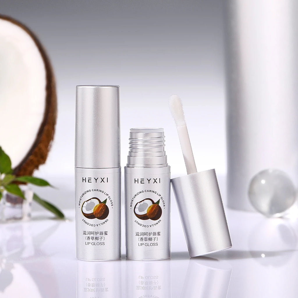 Vanilla Coconut Flavored Moisturizing Caring Lip Gloss Suitable All Qme