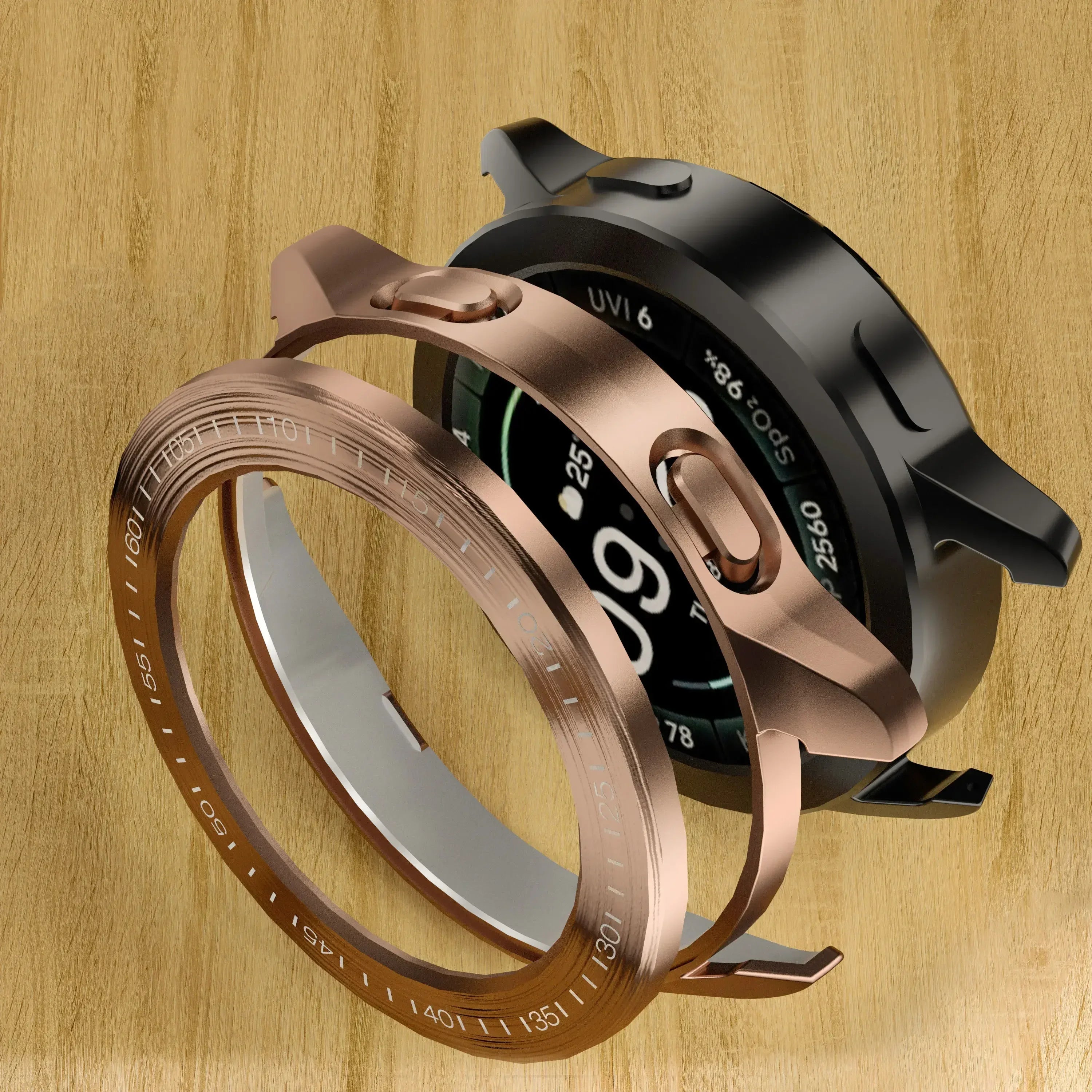 Cover for Xiaomi Mi Watch S3 Case Accessories PC Protector Shell for Mi Watch S3 Electroplated Wire Drawing Hollow Case+bezel Qme