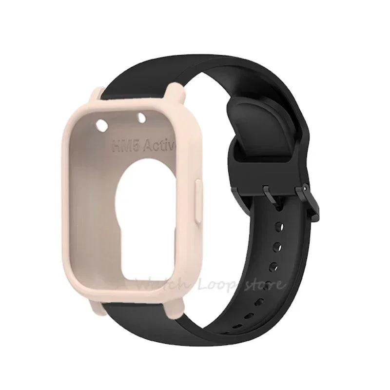 Silicone Case Strap Redmi Watch 5 Lite Active Repacement Bracelet