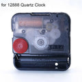 New Sweep Type Silent Wall Clock Movement Mechanism Kits Clock 12888 Repair Accessories DIY Quartz Watch Clockwork Replacement Qme A