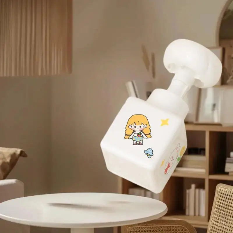 250 Flower-shaped Foam Pump Dispenser Square Plastic Bottle Hand Soap Qme