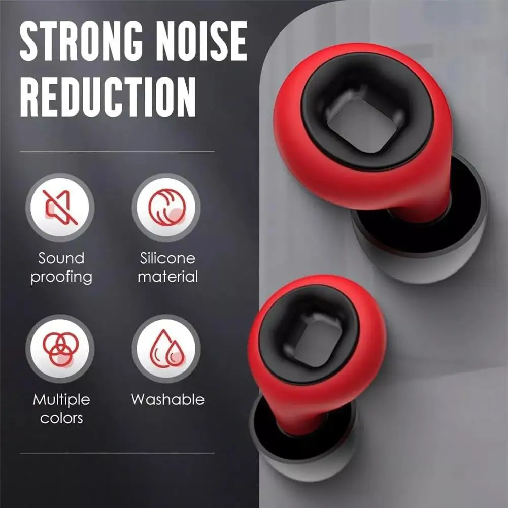 Motorcycle Noise Reduction Earplugs Windproof Sleep Earplugs Anti-noise Mute Sleep Soundproof Earplugs Motorcycle Equipment Qme