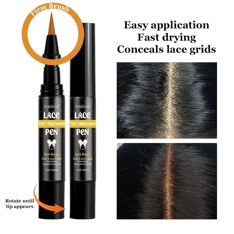 Wig Lace Headgear Dyeing Pens Used Coloring Complementary Qme