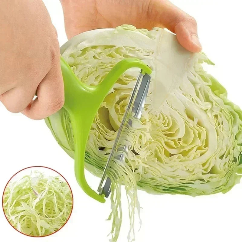 Cabbage Peeler Peeler Knife Cutter Stainless Steel Knife Cabbage Graters Shredder Fruit for Making Coleslaw Salad Kitchen Tools Qme