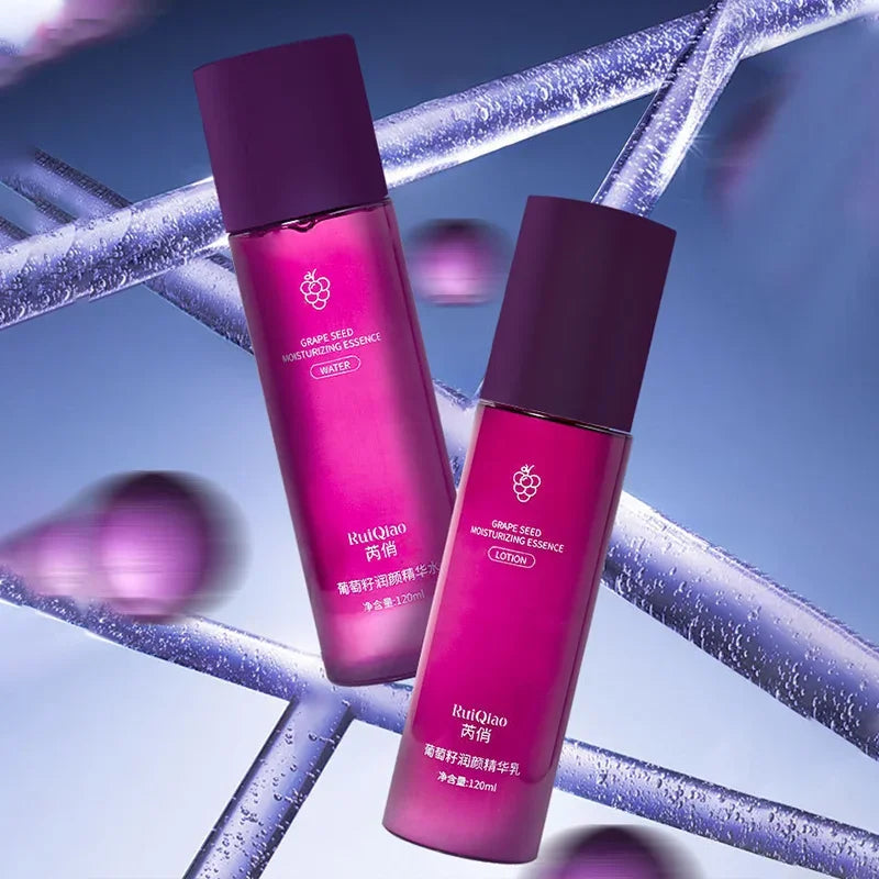 Grape Seed Moisturizing Essence Emulsion Firming Whitening Anti Aging Qme