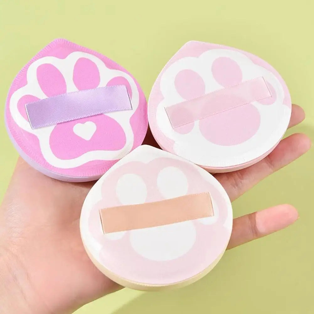 Cute Cat Claw Makeup Puff Liquid Cream Foundation Concealer Portable Qme