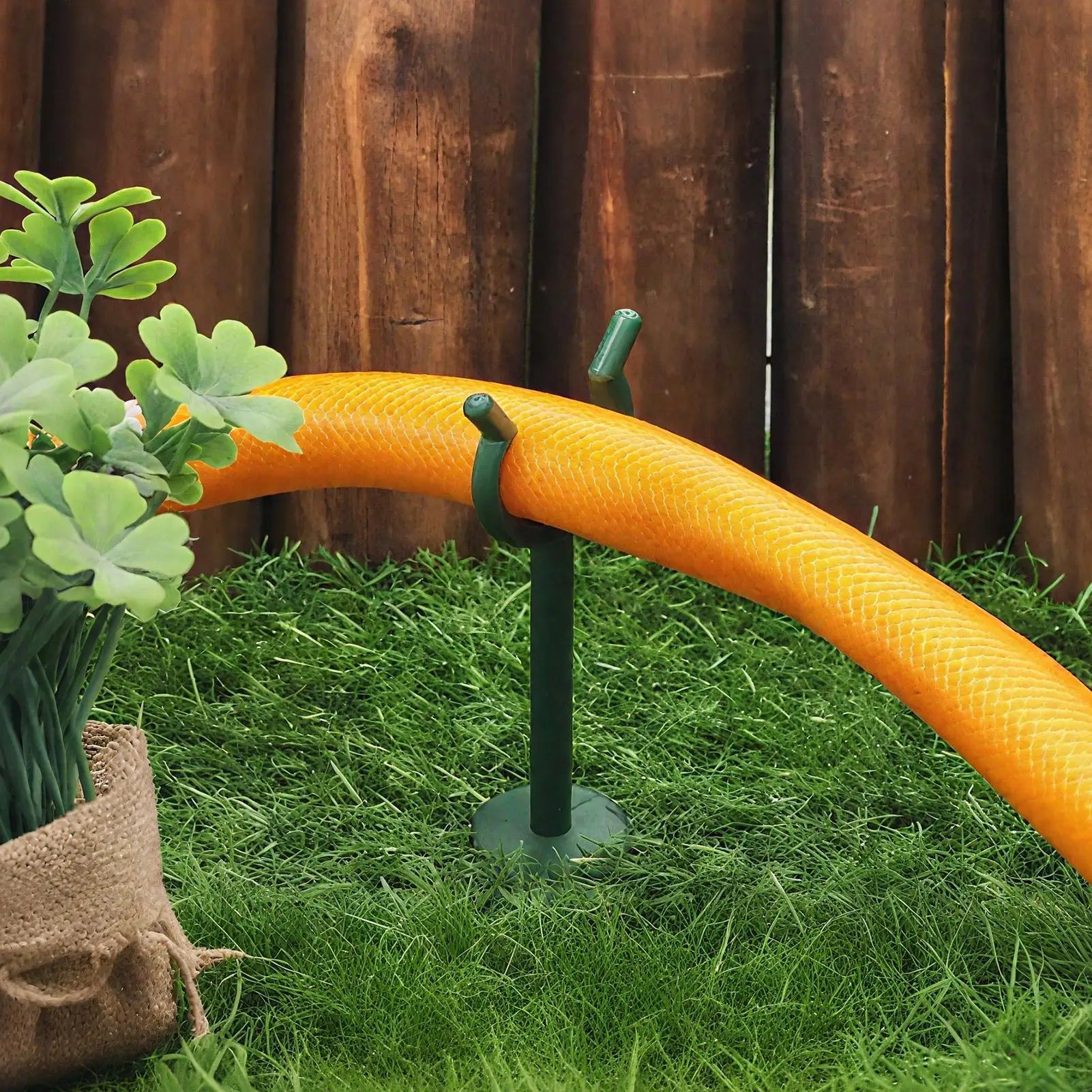 Hose Guides for Garden 10Pcs Plant Protection Stakes Heavy Duty Hose Holder for RV Parking Edge Barrier Wire Conduit Protector Qme