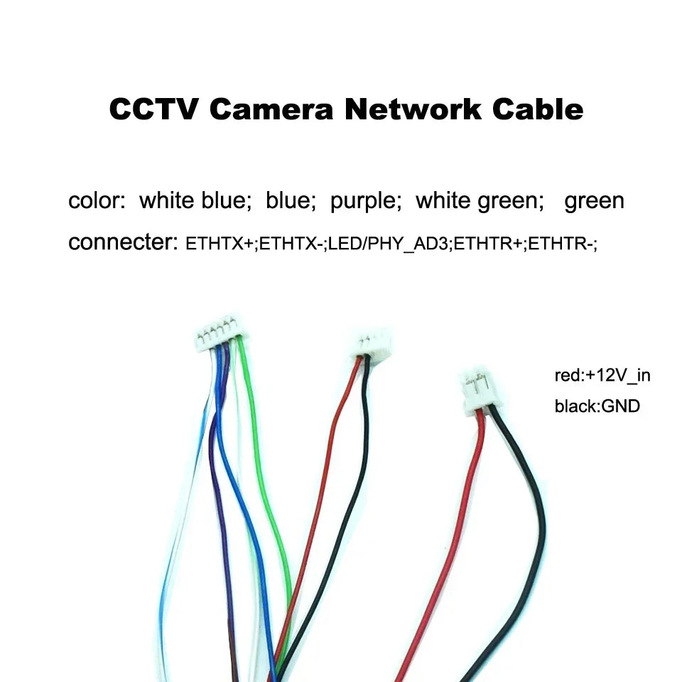 IP camera cable for network replace RJ45 Cable DC12V CCTV ip use Qme