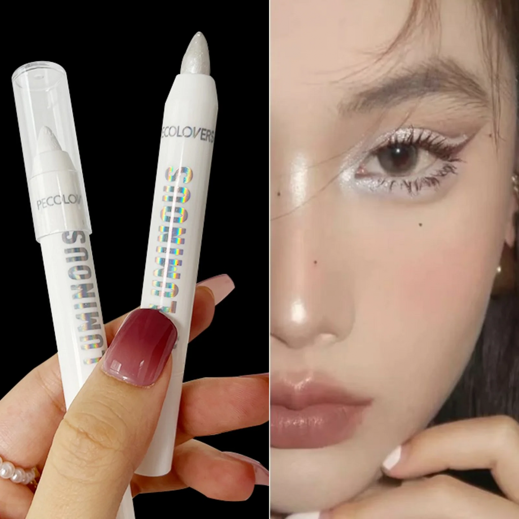 Long-lasting Brightening Highlighter Sparkling Eye Corner Lying Silk Qme