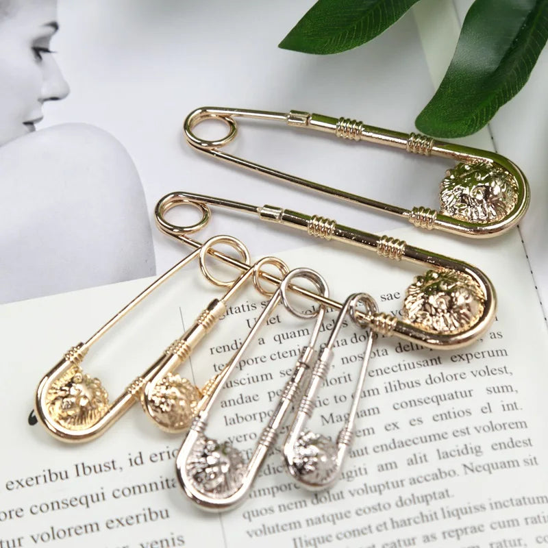 Retro Brooch Pin Fashion DIY Safety Pins Women Waist Closing Artifact Qme