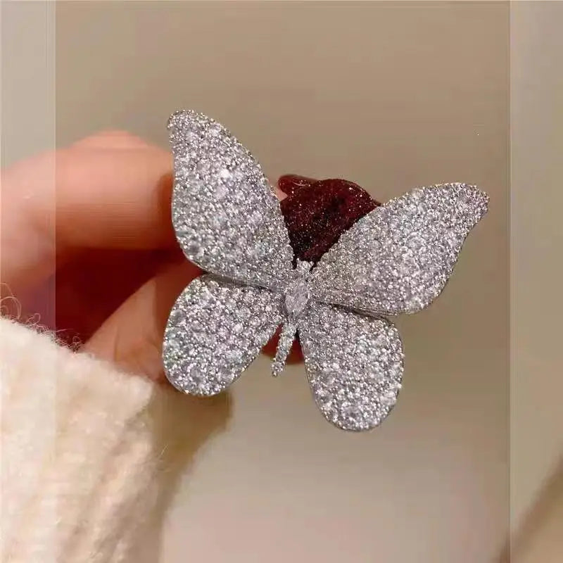 Jellyfish Butterfly Brooch for Women & Unisex - Cute Life Animal Pin, Trendy Office Birthday Party Friend Gift Jewelry Qme style 10