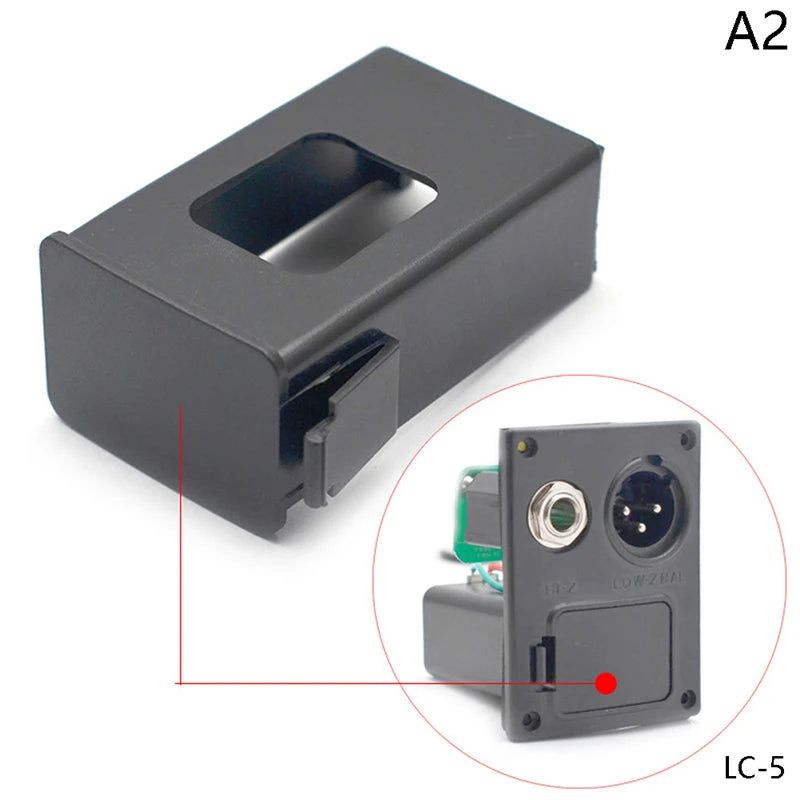 6F22 9V Battery Box Case Holder Replacement EQ-7545R LC-5 Acoustic Qme A2