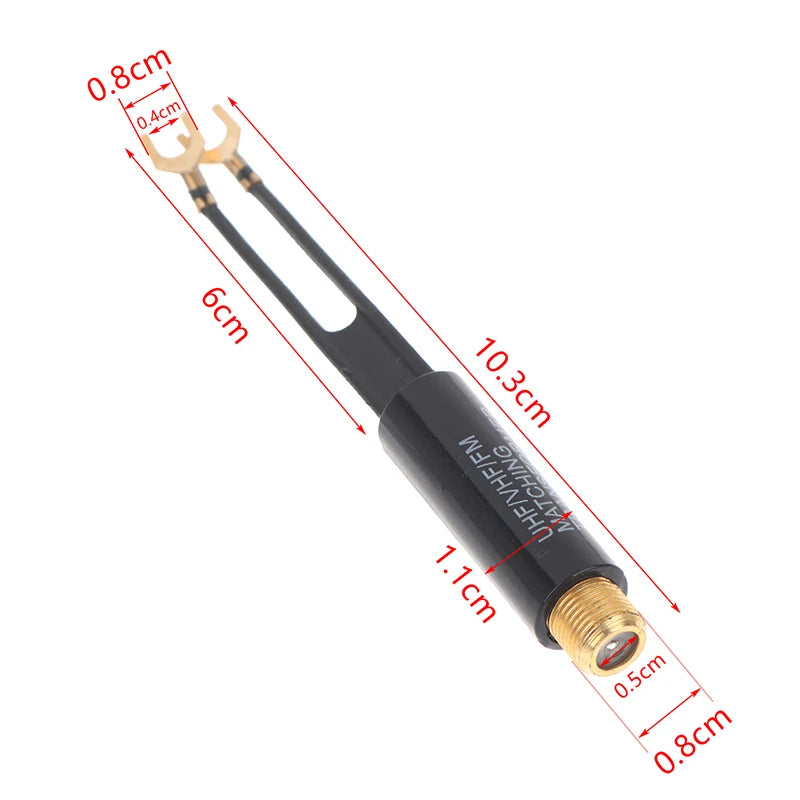 2 5 Transforme 75 Ohm 300 Adapter UHF VHF FM Antenna Transformer Qme