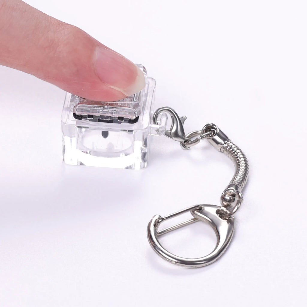 1 Pcs Finger Button Anti-stress Toys Acrylic Mechanical Keyboard Keycaps Office Decompression Calming Children Adults Unzip Toys Qme