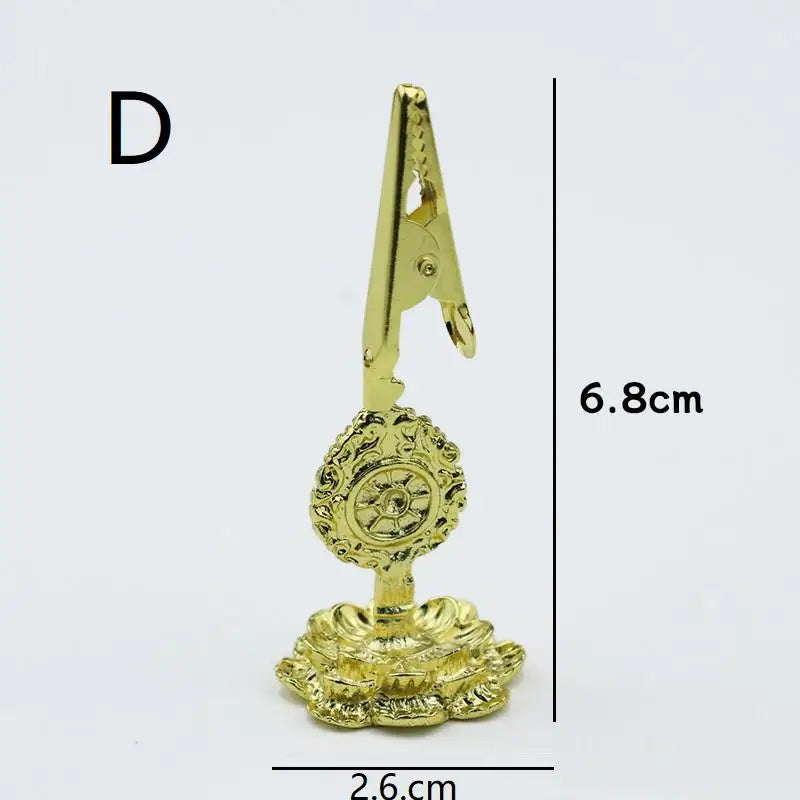1/4PCS Incense Stick Holder Mini Lotus Fragrance Clip - Incense Burner Cones Censer Teahouse Sandalwood Coil Home Decor Qme D