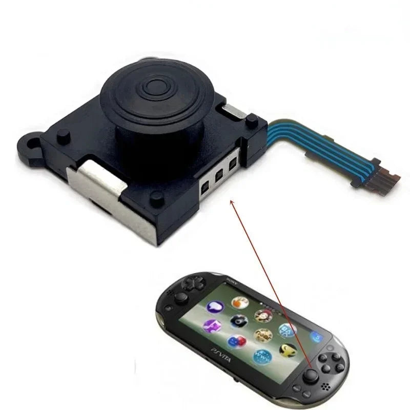2pcs 3D Analog Joystick for PS Vita 2000 Replacement Parts Control Pad Stick for PSV 2000 Original Video Game Controller Button Qme