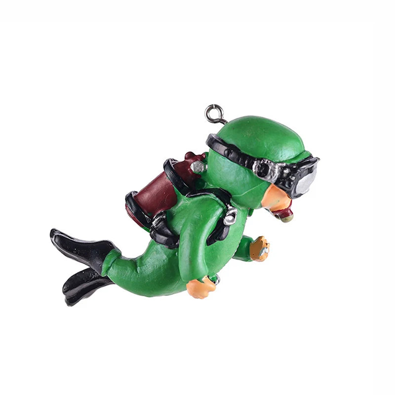 CC11 Resin Aquarium Ornaments Interesting Floating Decoration Qme A4