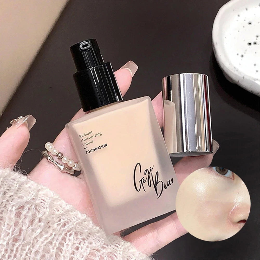 Gege Bear Light Foundation Liquid Concealer Long-lasting Moisturizing Qme