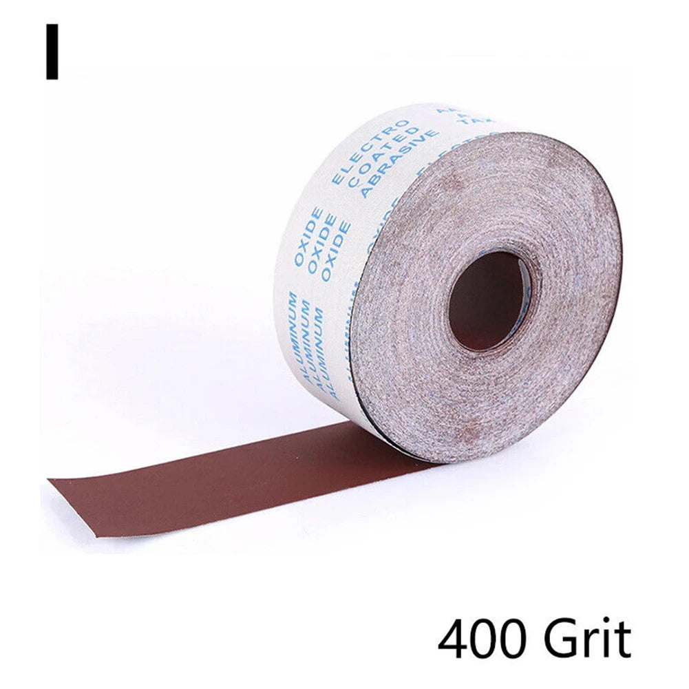Sandpaper Roll Emery Cloth Sand Paper Sanding Abrasive Sheets 60 80 100 120 150 180 240 320 400 600 800 Grit 1 Meter Length Qme 400 Grit