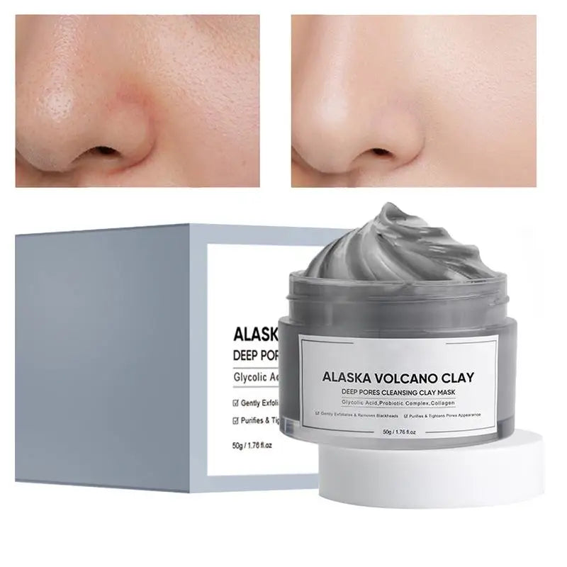 Face Cleansing Mud Mask Deep Cleansing Volcanic Mud Mask For Face Skincare Natural Dead Sea Mud Mask Smearing Volcanic Mud Qme