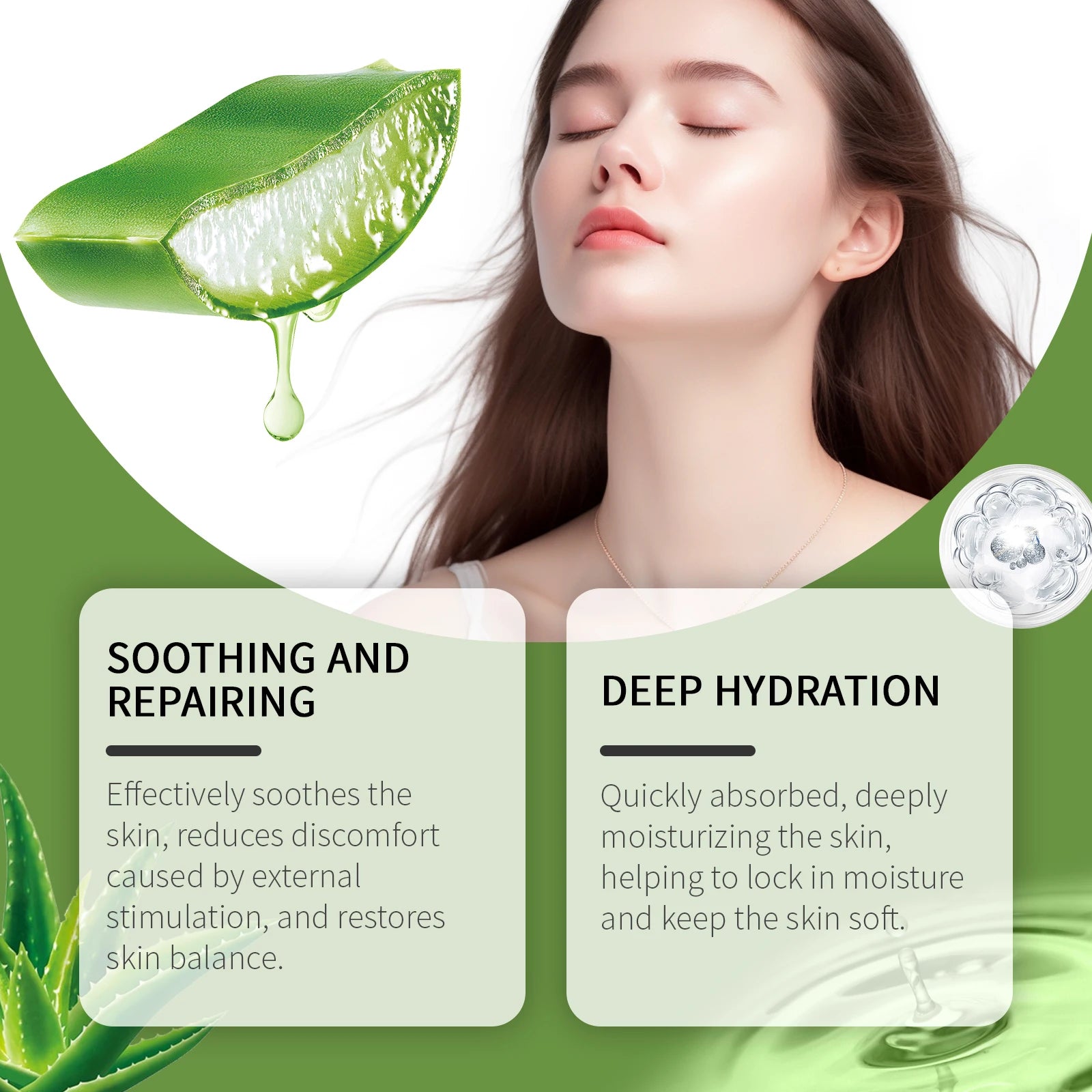 100ml Aloe Vera Toner Tonic Hydration Oil Control Refreshing Rejuvenation Smooth Facial Moisturizing Toner Serum Skin Care New Qme