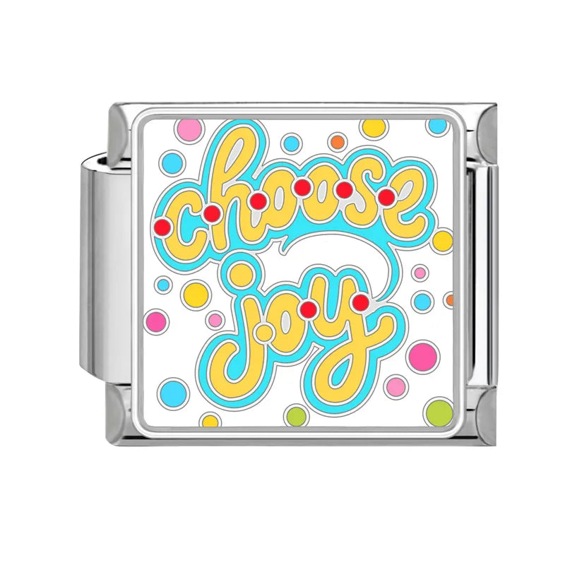 Drip Glaze Fashion Pink Starfish Blue Seawave Italian Charm Links Fit 9mm Stainless Steel Bracelet Women Jewelry DIY Making Gift Qme Style 20