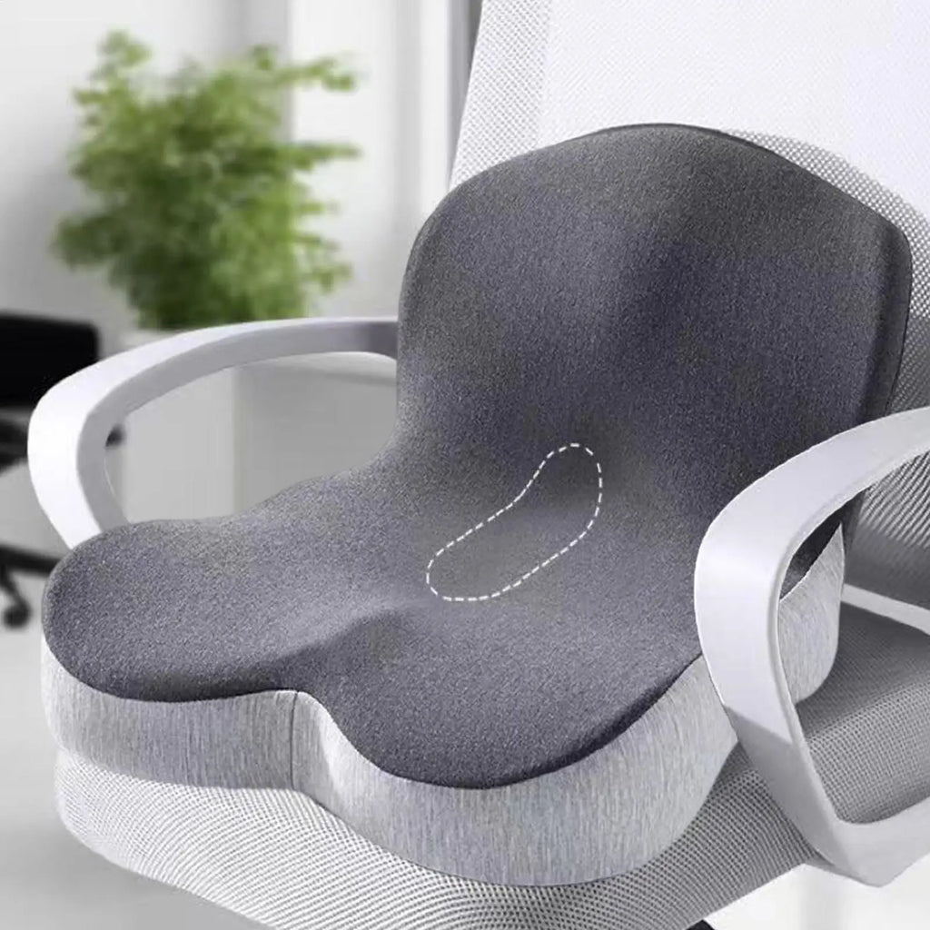 Office Seat Cushion Zipper Breathable Slow Rebound Chair Women Men Qme