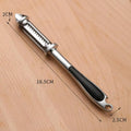 Multifunctional Vegetable Peeler Grater Bottle Opener Ergonomic Qme A Silver