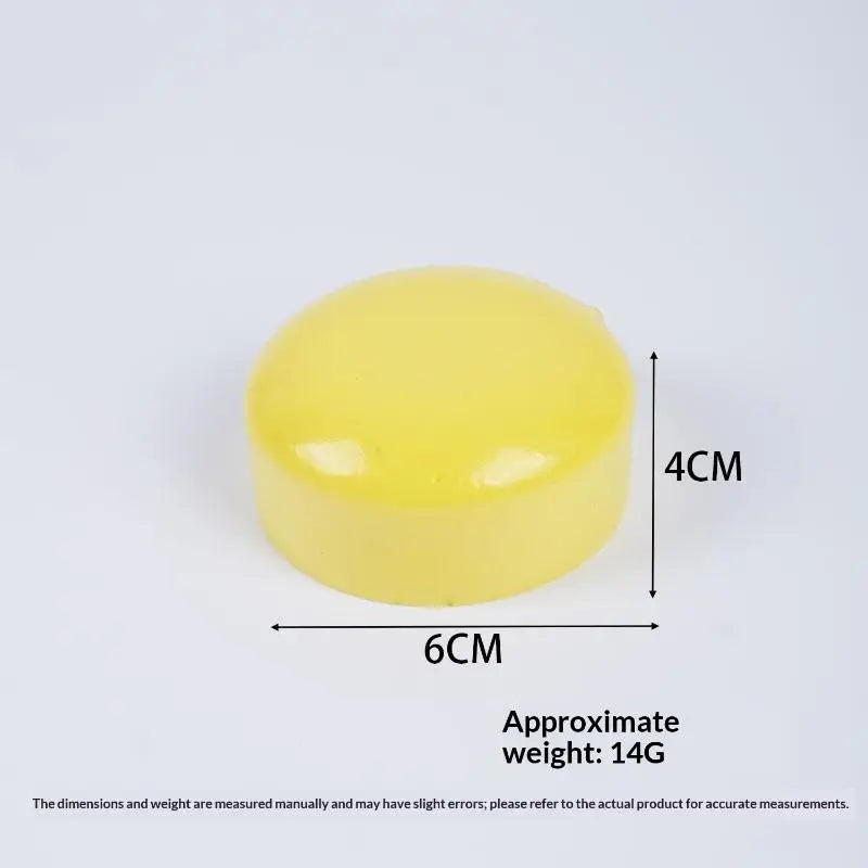 Slow Rising Stress Relief Fidget Toy Yogurt Cake Bread Design Soft Qme Yellow