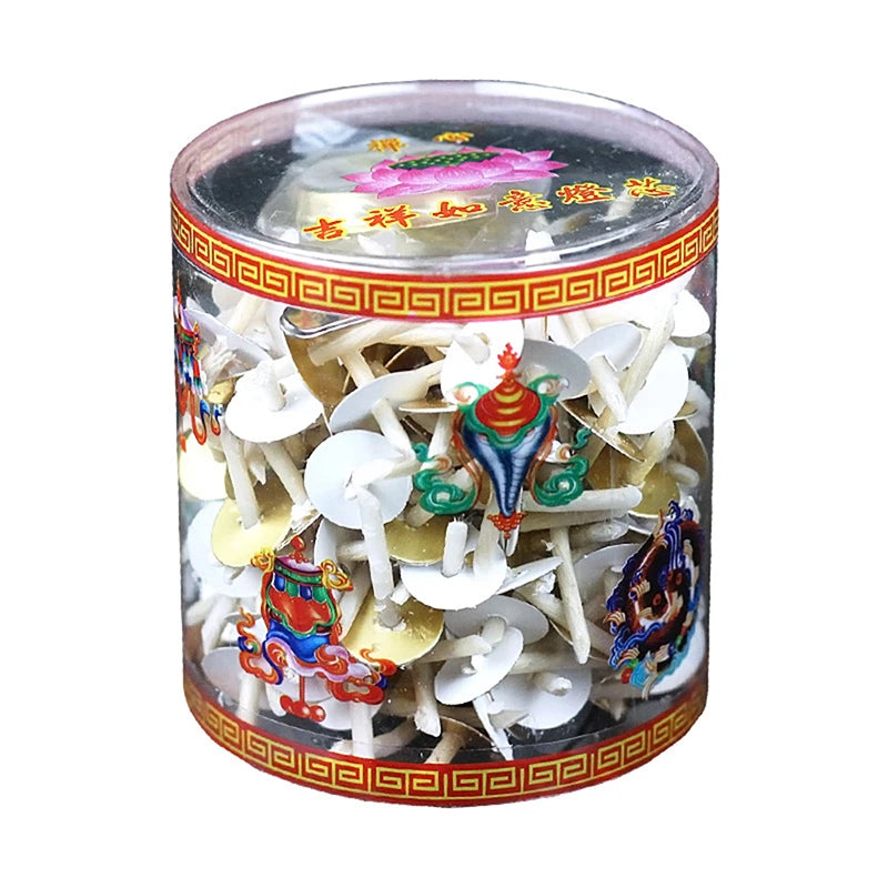 Box Oil Lamp Wick Making Supplies Floating Candle Handmade Holder Qme
