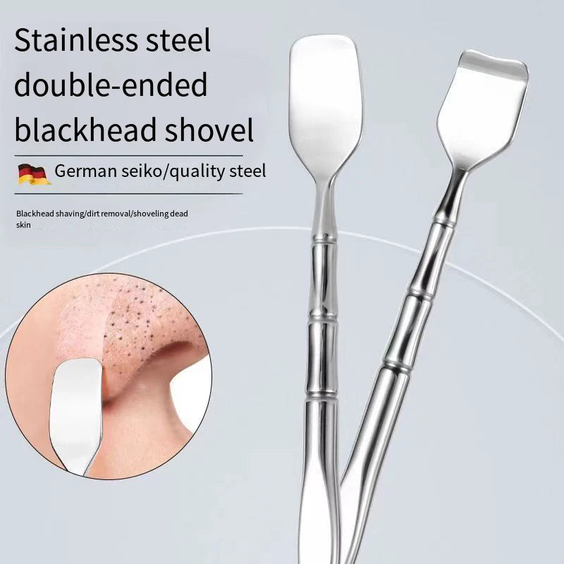 Stainless Steel Blackhead Scraper Beauty Tool Facial Pore Cleaning Qme