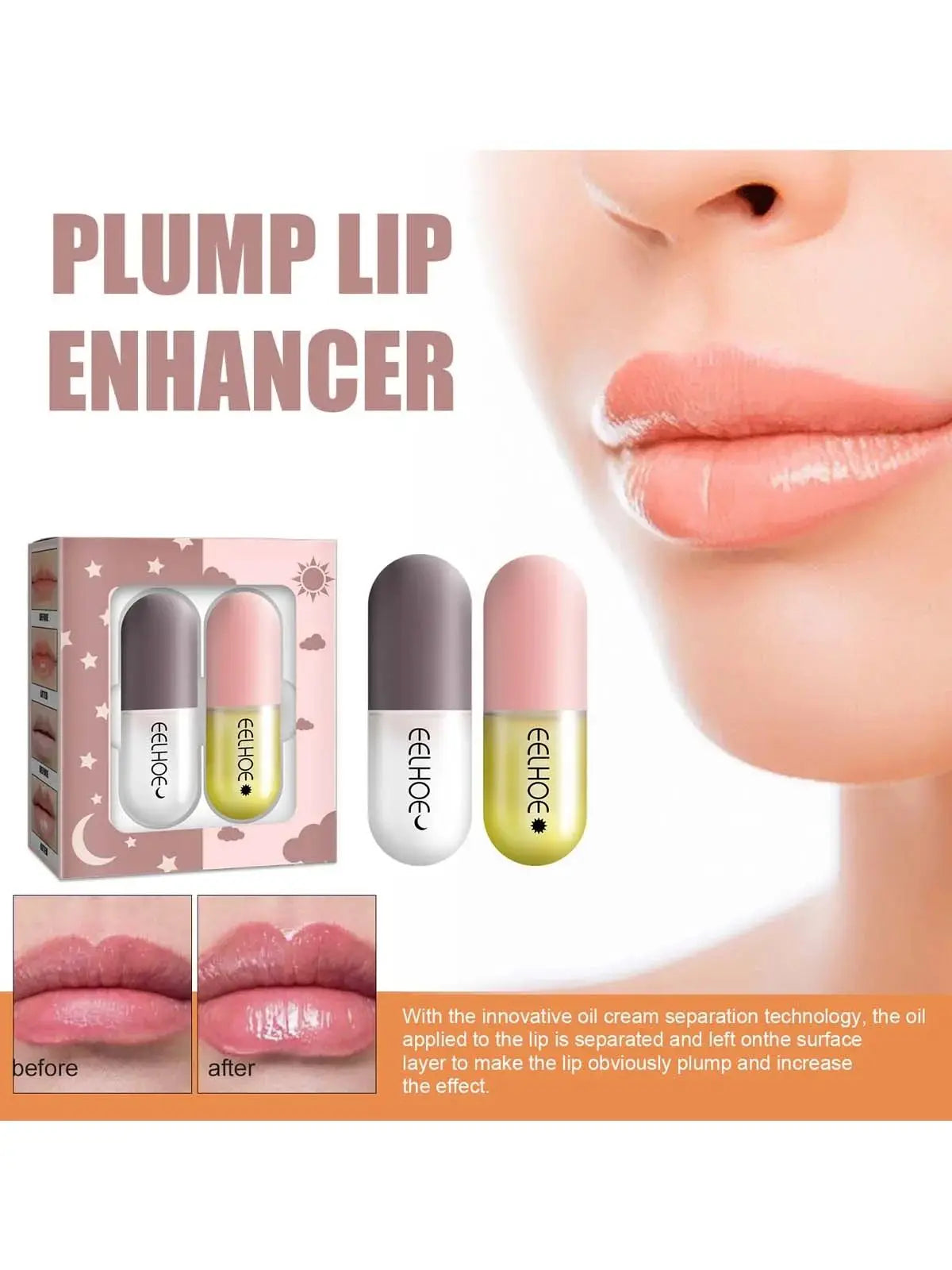 Lip Balm Moisturizing Anti Cracking Lip Fade Lip Lines Hydrating Lip Plumper Anti-drying Increase Elasticity Lipstick Lip Care Qme